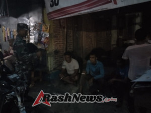 Patroli Malam Babinsa Koramil Wawo Berjalan Lancar, Lingkungan Lebih Aman dan Tertib