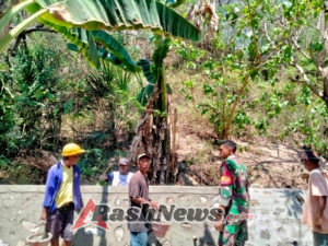 Babinsa Kodim 1602/Ende Aktif Dukung Pembangunan dan Keamanan Wilayah