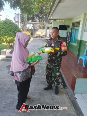 Gerakan Pangan Murah di Koramil Alas, Kapten Inf Triono: TNI Siap Bantu Rakyat
