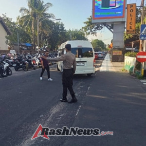 Cooling System, Polsek Kuta Cegah Kerawanan di Kawasan Wisata Pantai Kuta