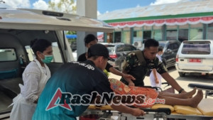 Kesigapan Prajurit Satgas Pamtas Yonarhanud 2 Kostrad Membantu Warga Hendak Melahirkan