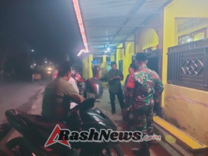 ‎Warga Apresiasi Patroli Malam Babinsa-Bhabinkamtibmas di Dusun Paok Pampang Selatan