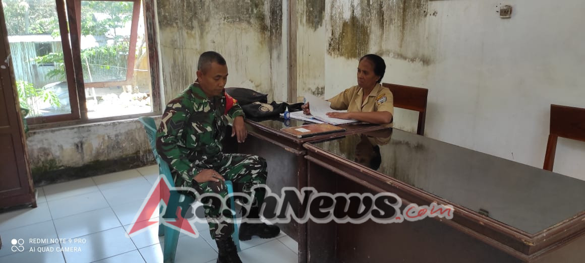 TNI Hadir di Tengah Masyarakat, Babinsa Wolowaru Pantau Keamanan dan Data Teritorial di Desa Wonda