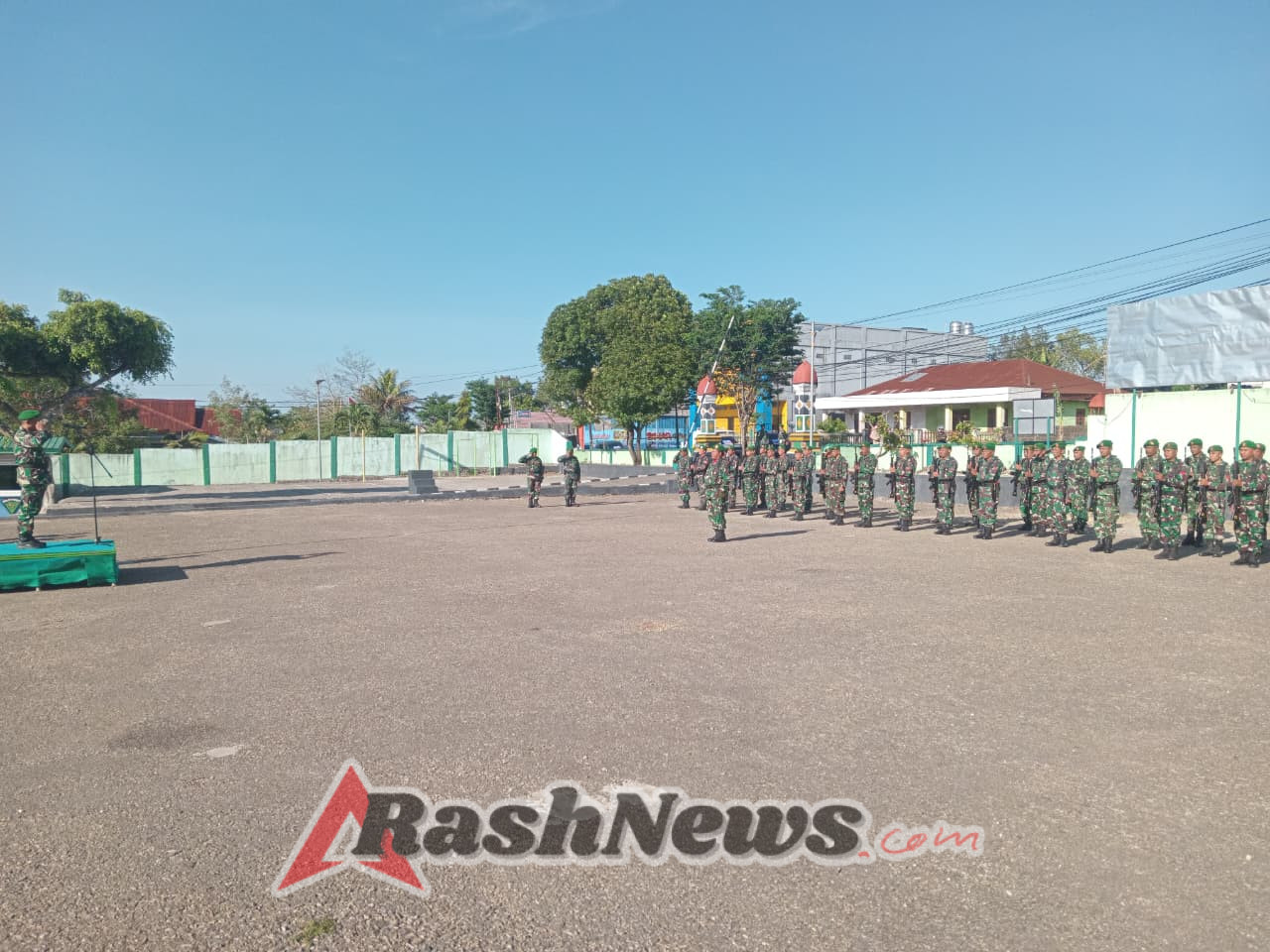 Pupuk Jiwa Nasionalisme, Kodim 1621/TTS Gelar Upacara Bendera Hari Senin Secara Rutin