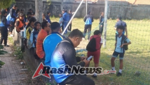 Babinsa dan Pelajar Gianyar Bersatu Dalam Semangat Olahraga dan Seni