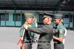 Kodim 1616/Gianyar Teguhkan Loyalitas Prajurit Lewat Korp Raport Purna Bakti dan Kenaikan Pangkat
