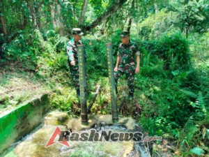 Kodim 1606 Mataram Dampingi Tim Itjenad Cek Pompa Hidram Narmada