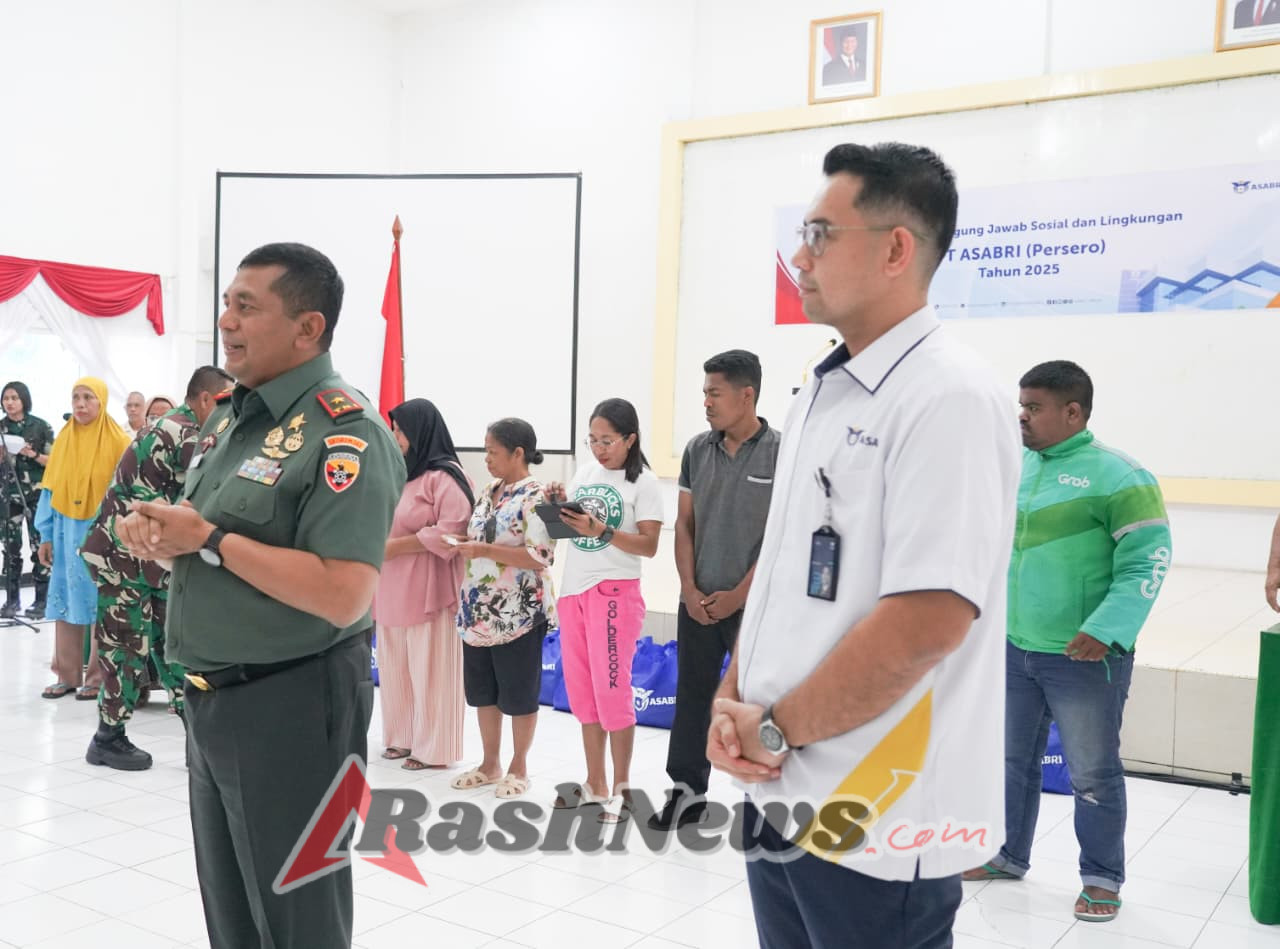 Brigjen TNI Hendro Cahyono; Doa bapak ibu kemarin alhamdulilah kita bisa dapat lagi 200 paket sembako.