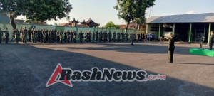 Kasdim 1623/Karangasem pimpin upacara dalam rangka memperingati HUT TNI ke – 80 tahun 2025.
