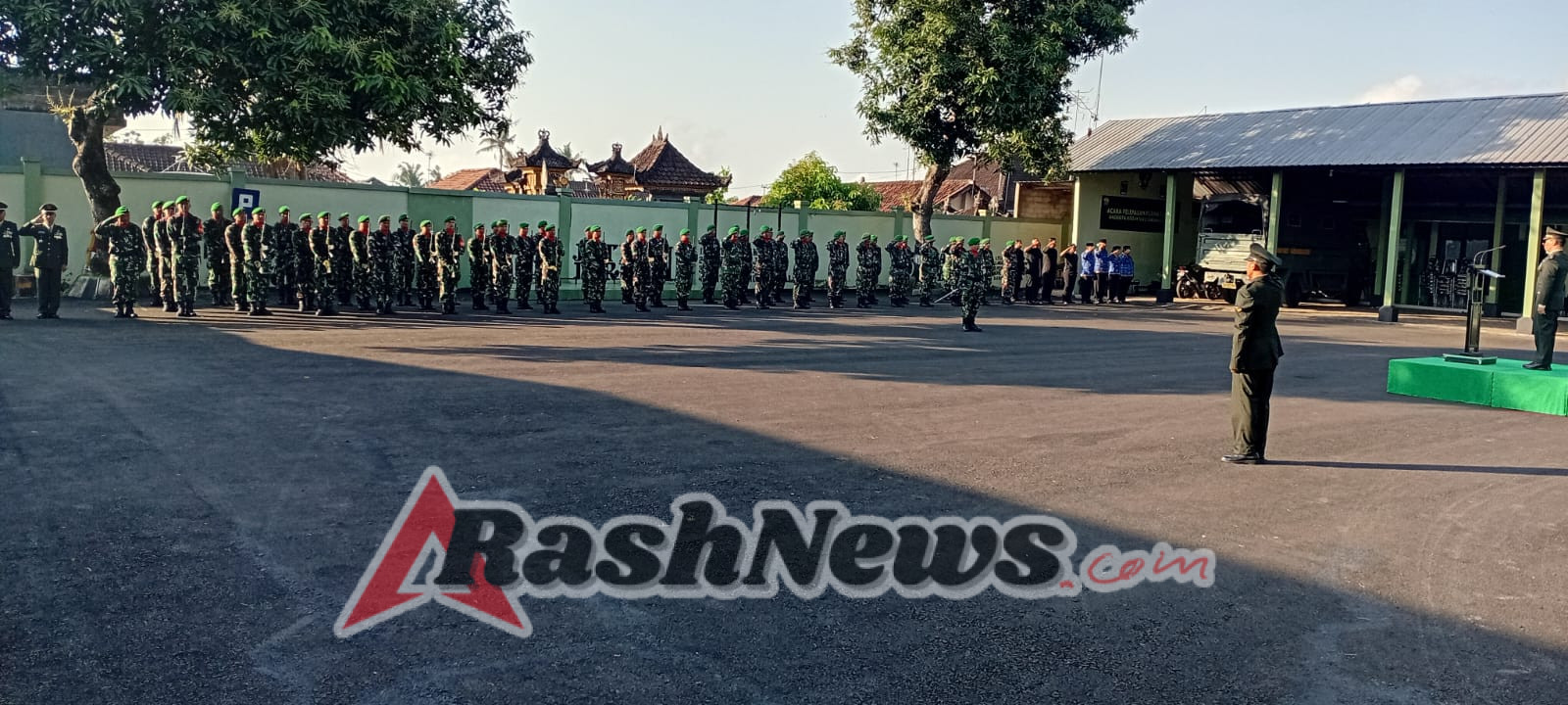 Kasdim 1623/Karangasem pimpin upacara dalam rangka memperingati HUT TNI ke – 80 tahun 2025.