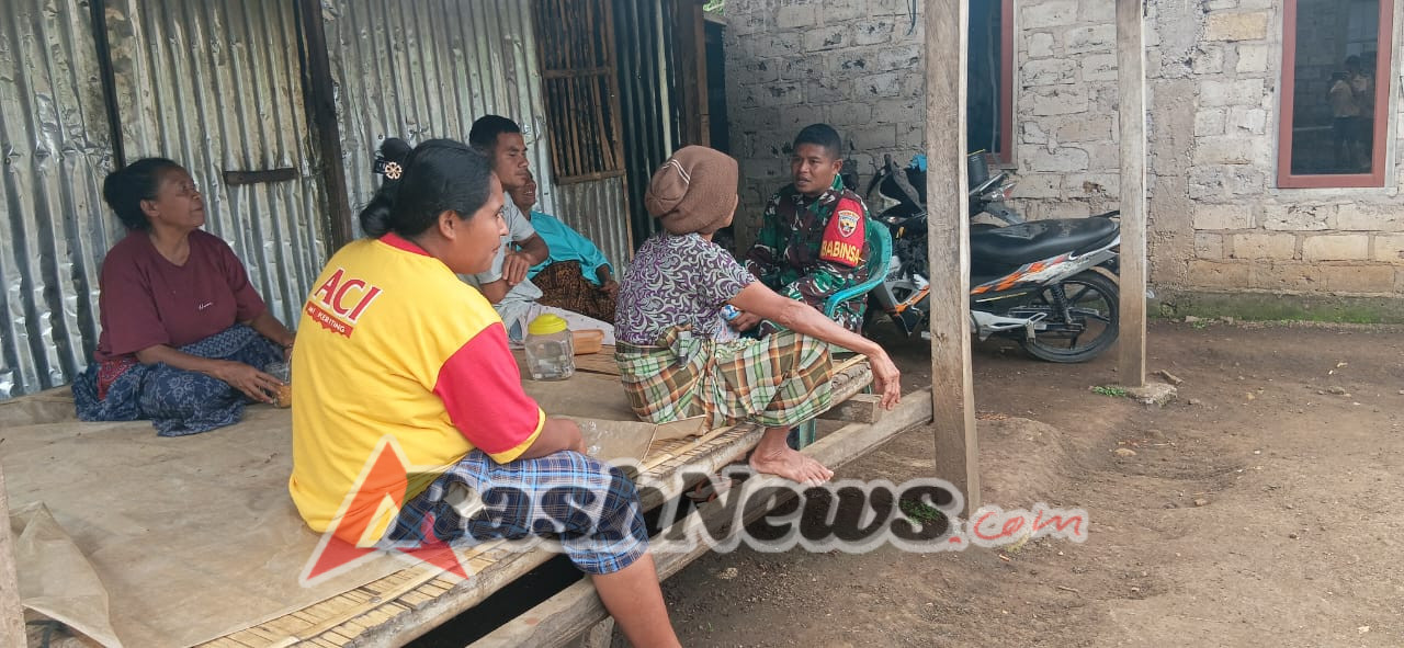 Satkowil Kodim 1602/Ende Gelar Monitoring dan Komunikasi Sosial di Wilayah Binaan