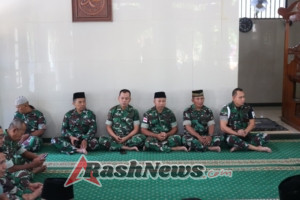 Peringati HUT TNI Ke-80 Prajurit Gelar Doa Bersama