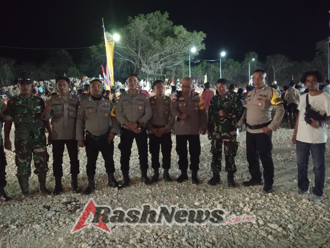 Babinsa Batakte Pastikan Turnamen Lasarus Laiskodat Cup Aman