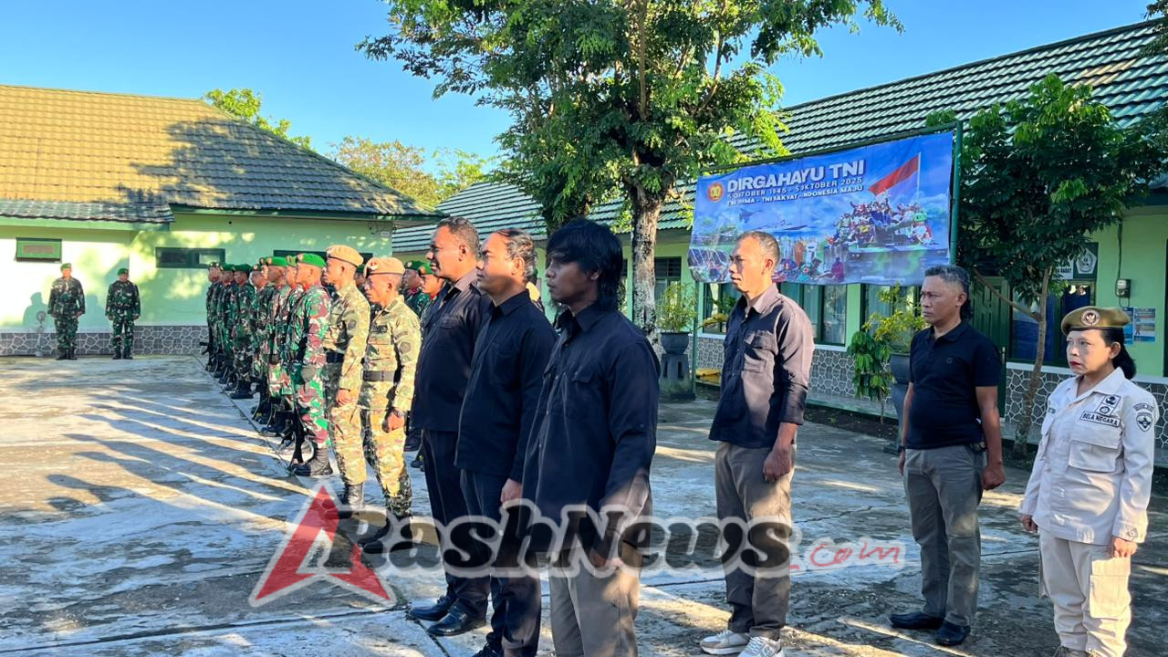 Kodim 1613/Sumba Barat Gelar Upacara 17-an, Dandim Ajak Prajurit Tingkatkan Profesionalisme