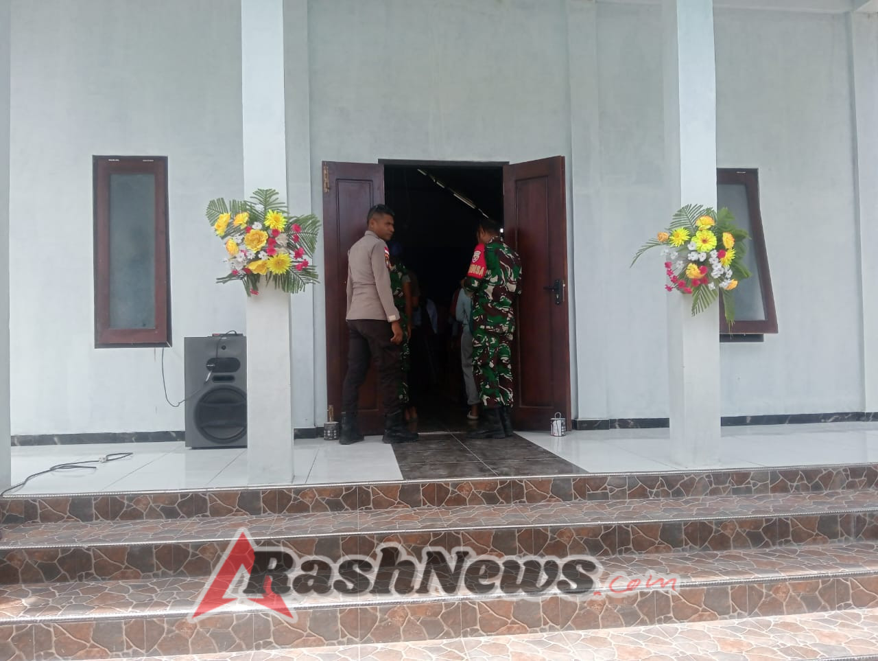 Kodim 1627/Rote Ndao dan Lanal Amankan Pembangunan Kawasan Sentra Industri Garam Nasional