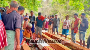 Pos Nananoe dan Warga Perbatasan Bergotong Royong Bangun Rumah Harapan