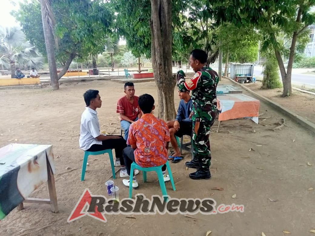 Koramil Rasana’e Intensifkan Komsos Demi Ketertiban dan Keamanan Masyarakat