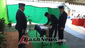 Kasdim 1621/TTS Hadiri Sertijab dan Pisah Sambut Karutan Kelas IIB Soe