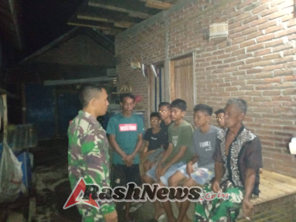 Kopka Arasul Ajak Pemuda Desa Rasabou Jaga Keamanan dan Hindari Minuman Keras