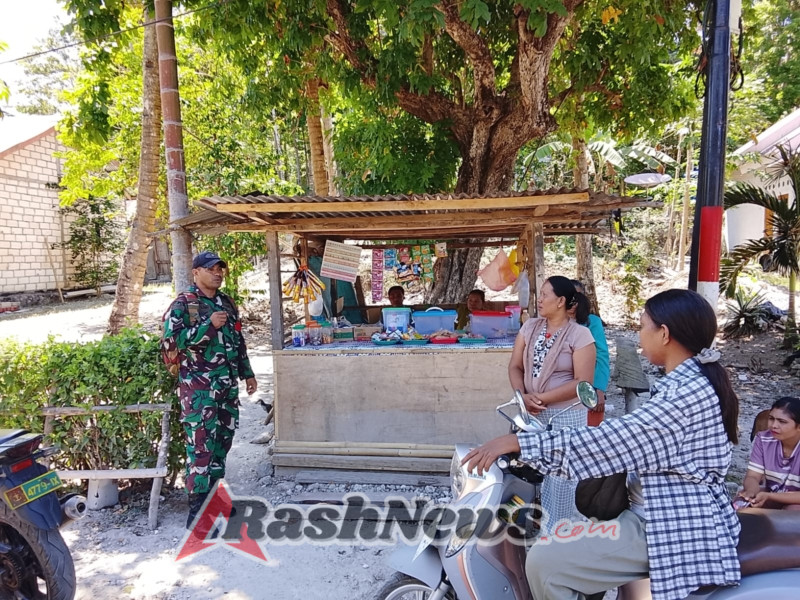 Warga Menolak Vaksinasi Anjing Peliharaan, Babinsa Serda Yosua Kanaf Beri Hinbauan