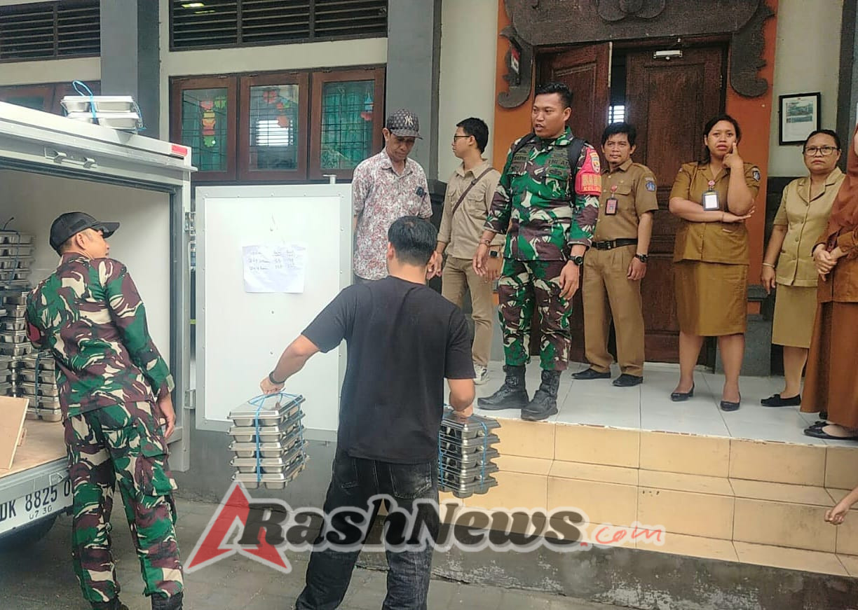 Pendistribusian MBG di SDN 4 Benoa Upaya Meningkatkan Gizi dan Kesejahteraan Siswa