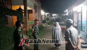 ‎Sinergitas TNI dan Warga Desa Gelora Wujudkan Kondisi Wilayah yang Kondusif