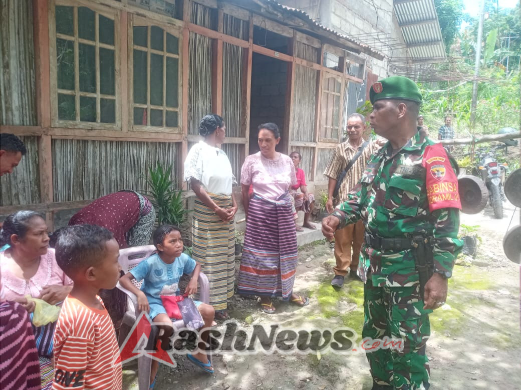 Pantau Wilayah, Babinsa Sekaligus Teguhkan Semangat Persaudaraan di Desa Bokon