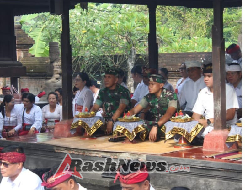 Kebersamaan Dandim Tabanan dan Forkopimda Terwujud Dalam Persembahyangan Tumpek Wariga