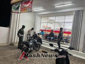 Antisipasi Terjadinya Gangguan Kamtibmas, Di Malam Hari Piket Kodim 1621 TTS Gelar Patroli Malam
