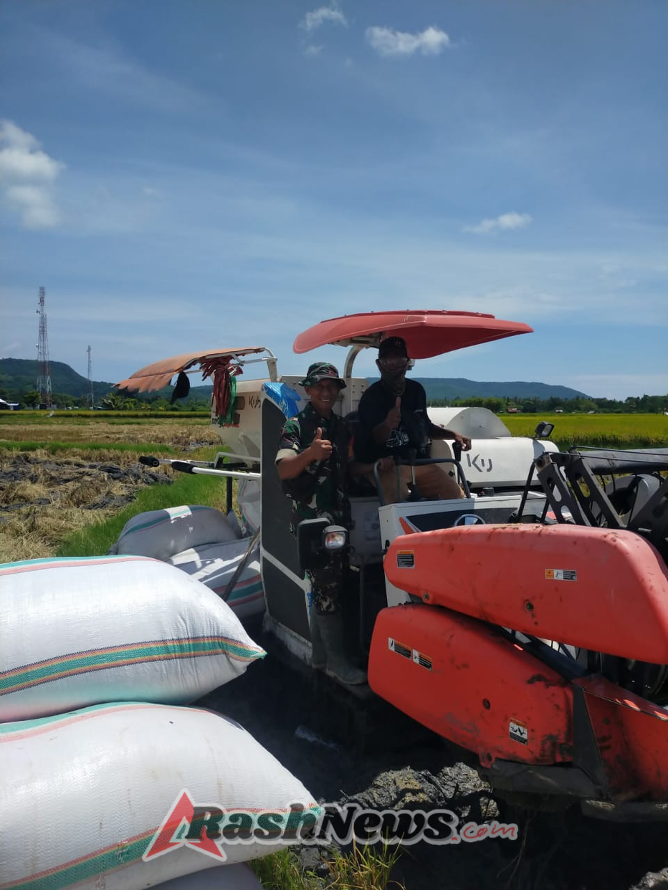 Dampingi Petani dari Hulu ke Hilir, Babinsa Koramil 1612-02/Reok Tunjukkan Wujud Nyata Kepedulian TNI