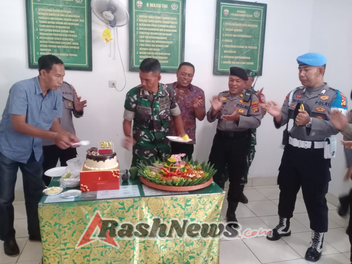 Sinergi Semakin Erat, TNI-Polri Bersama Forkopimcam Blahbatuh Rayakan HUT TNI ke-80