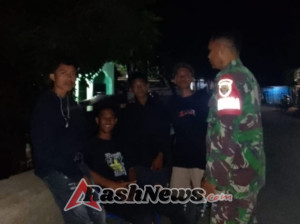 Koramil 1608-07/Monta Optimalkan Patroli Malam untuk Cegah Tindak Kriminalitas