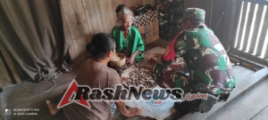 Babinsa RateMangga Ajak Warga Waspada dan Peduli Lingkungan Lewat Giat Komsos