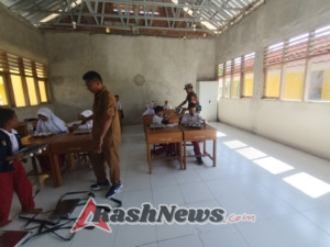 TNI Koramil 1628-03 Seteluk Dukung Kesehatan Anak Lewat MBG