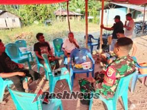 Babinsa Kodim 1602/Ende Hadir Berikan Rasa Aman dan Nyaman di Wilayah Binaan