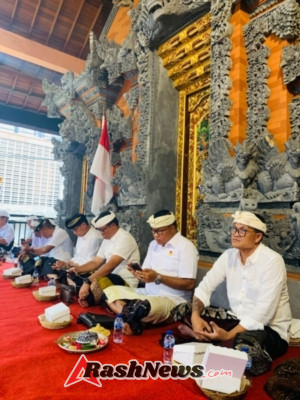 Koramil 1616-02/Ubud Komitmen Jaga Kerukunan Lewat Dukungan Kegiatan Keagamaan di Wilayah Binaan