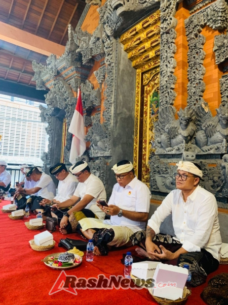 Koramil 1616-02/Ubud Komitmen Jaga Kerukunan Lewat Dukungan Kegiatan Keagamaan di Wilayah Binaan