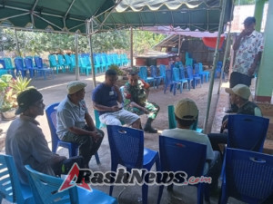 Komsos Babinsa di Desa Lembunga: Wujud Kemanunggalan TNI dengan Rakyat