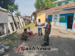 Babinsa Koramil 1602-01/Ende Berikan Edukasi Warga Desa Mbomba untuk Tetap Waspada