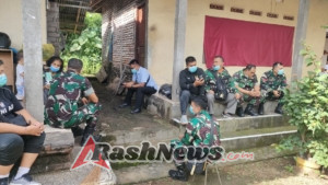 Kehangatan Keluarga Besar Kodim 1616 Gianyar, Jenguk PNS Isabela Da Costa Soares yang Sakit