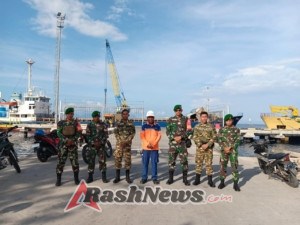 Kolaborasi TNI dan Generasi Muda: Kodim Sikka dan Komcad Patroli Bersama Amankan Pelabuhan Maumere