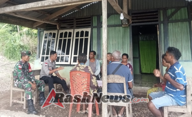 Tingkatkan Keamanan Wilayah, Babinsa Biut Sambangi Warga Taunbaen Timur