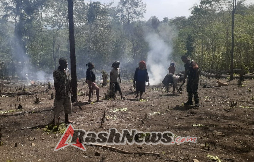 Babinsa Miomaffo Barat Bangun Semangat Petani Haulasi untuk Perkuat Ketahanan Pangan