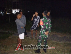 ‎ Pelda Hasril Ajak Warga Dusun Mentagi Aktif dalam Siskamling