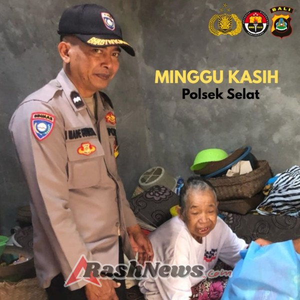 Minggu Kasih Polsek Selat dilaksanakan di BD. Umasari Desa Peringsari, Kec. Selat.