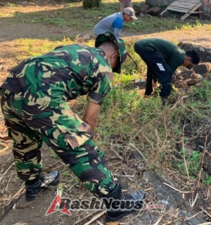 Gotong Royong di Pekat, SDN 09 Jadi Lingkungan Sehat dan Nyaman