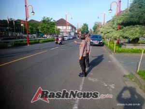 Pengecekan PH Pagi Zona Timur, Kapolres Gianyar Tekankan Disiplin dan Pelayanan Prima Personel