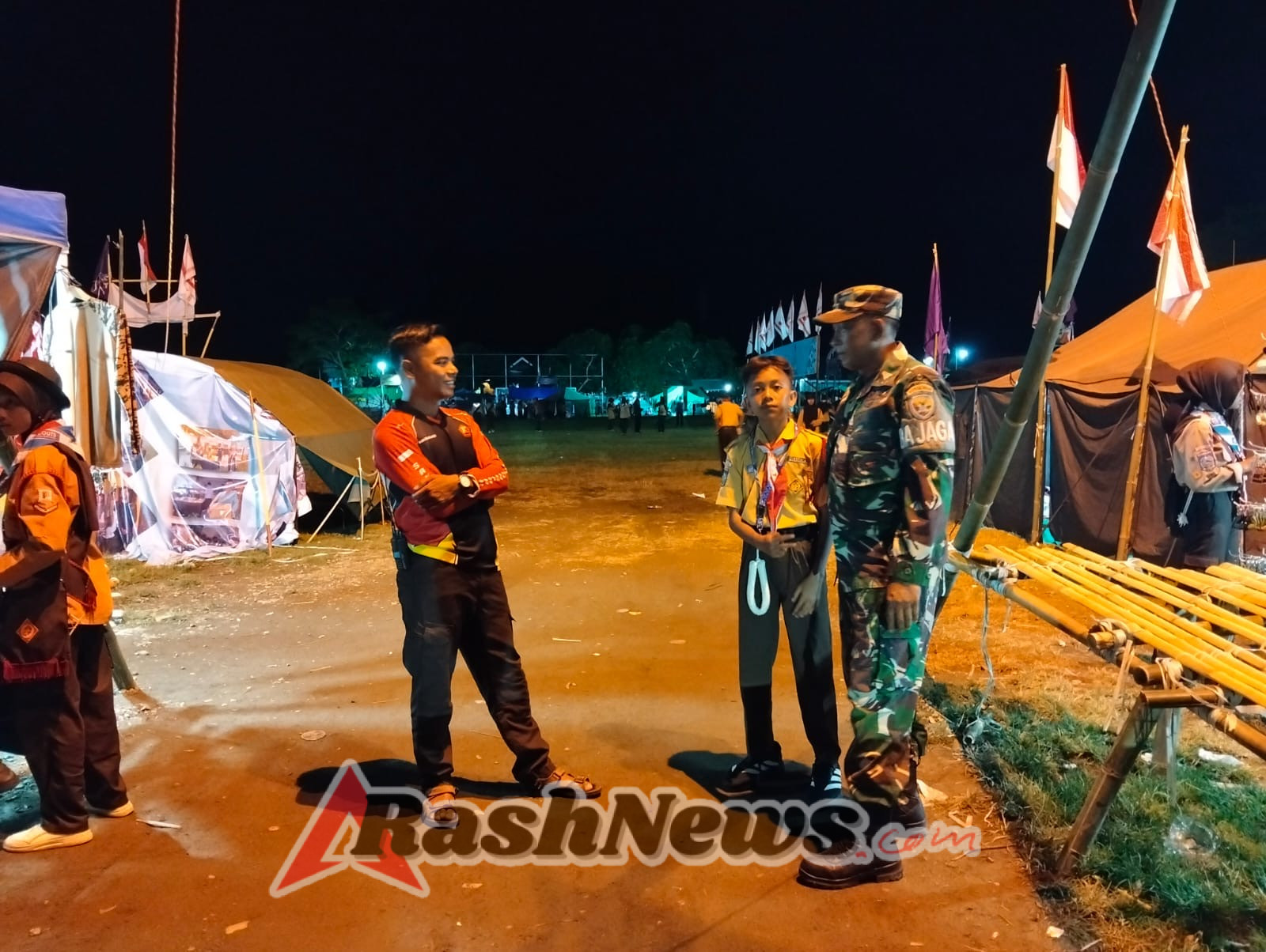 Koramil 1628-03/Seteluk Intensifkan Pengamanan Malam, Pastikan Situasi Tetap Kondusif