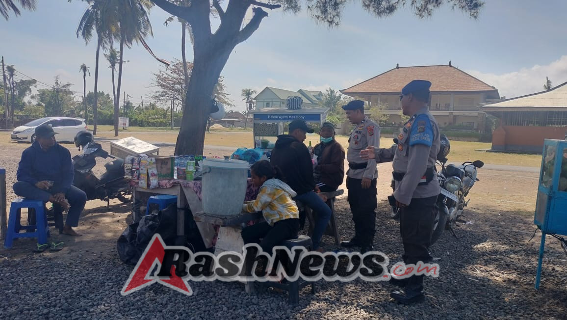Patroli Pesisir Polres Gianyar Tingkatkan Keamanan dan Kenyamanan Masyarakat di Pantai Masceti