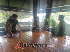 Tingkatkan Keharmonisan, Babinsa Koramil 1628-03/Seteluk Gelar Komsos dengan Warga Binaan